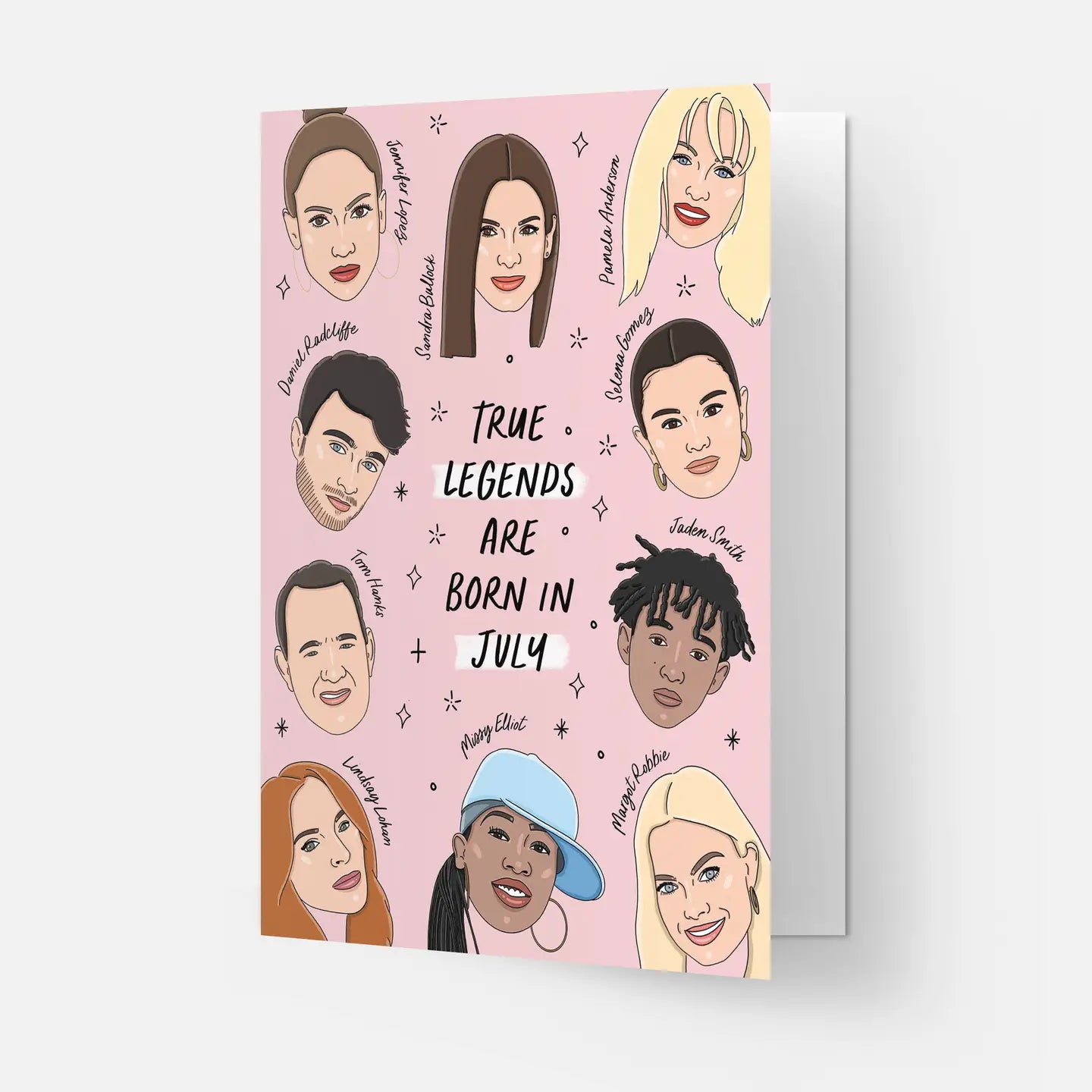 "True Legends are Born in July" Birthday Card