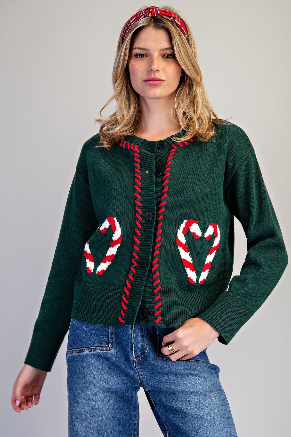 Candy Cane Cardigan