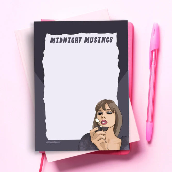 "Midnight Musings" Taylor Swift Notepad