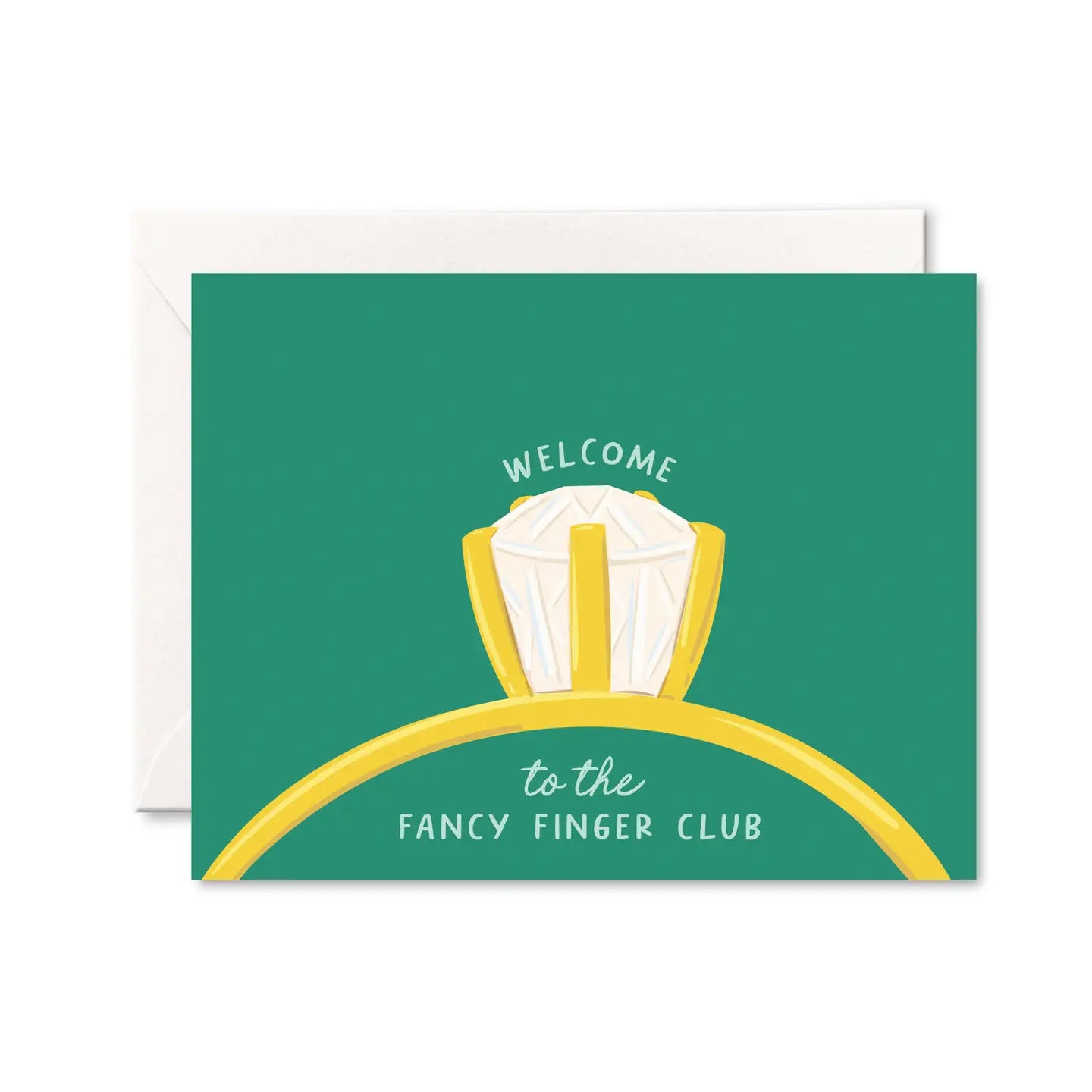 *Canadian Brand* | "Welcome to the Fancy Finger Club" Engagement Card