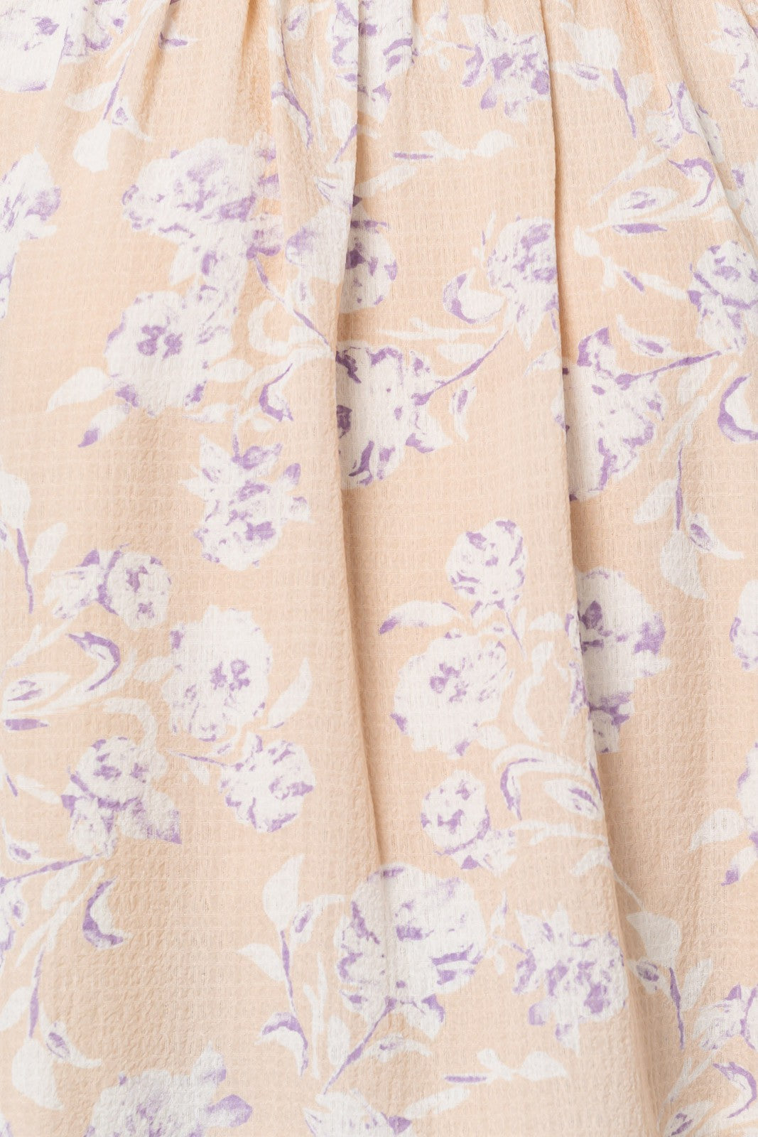 Double Layer Sleeve Floral Top