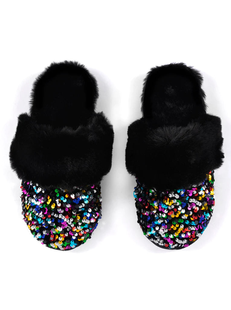 Sequin slippers deals
