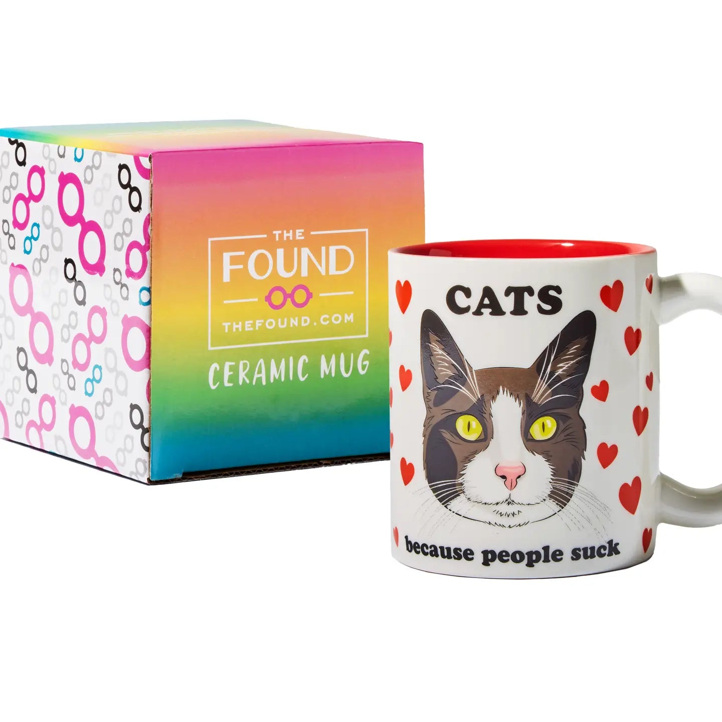 "Cats Because People Suck" 12oz Mug