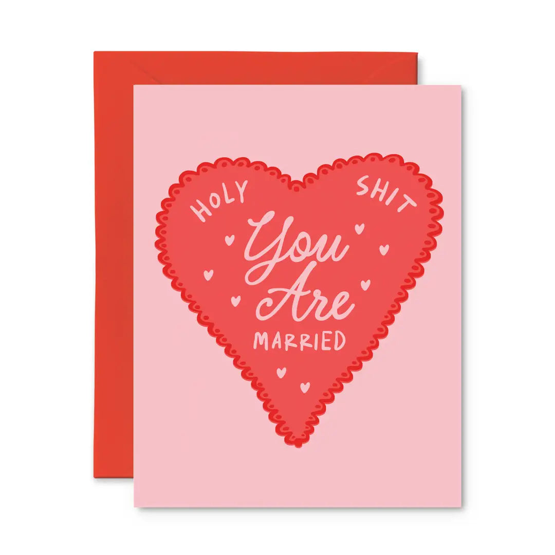 *Canadian Brand* | "Holy Shit You Are Married" Wedding Card