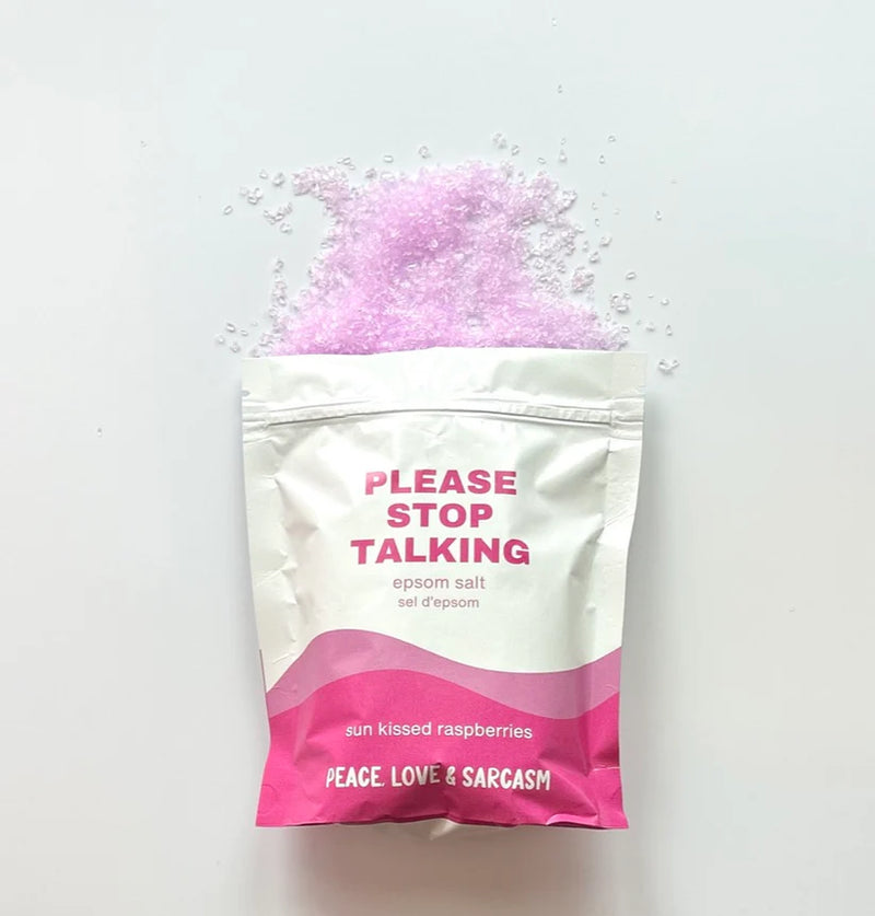 "Please Stop Talking" Epsom Salts