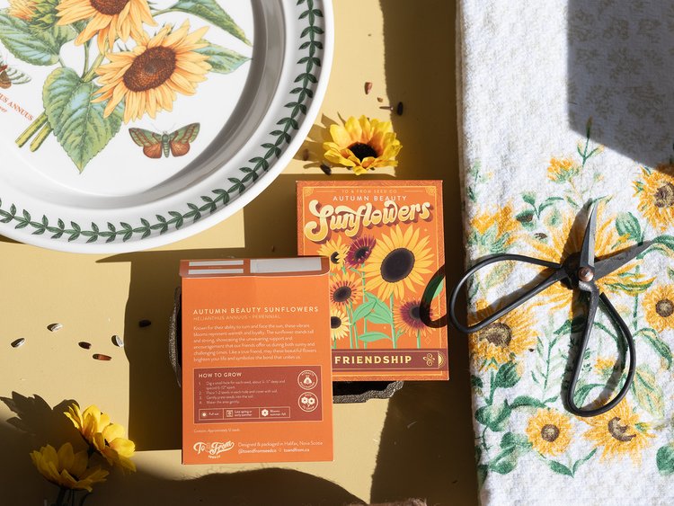 *Canadian Brand* | Sunflowers Seed Packet - Friendship