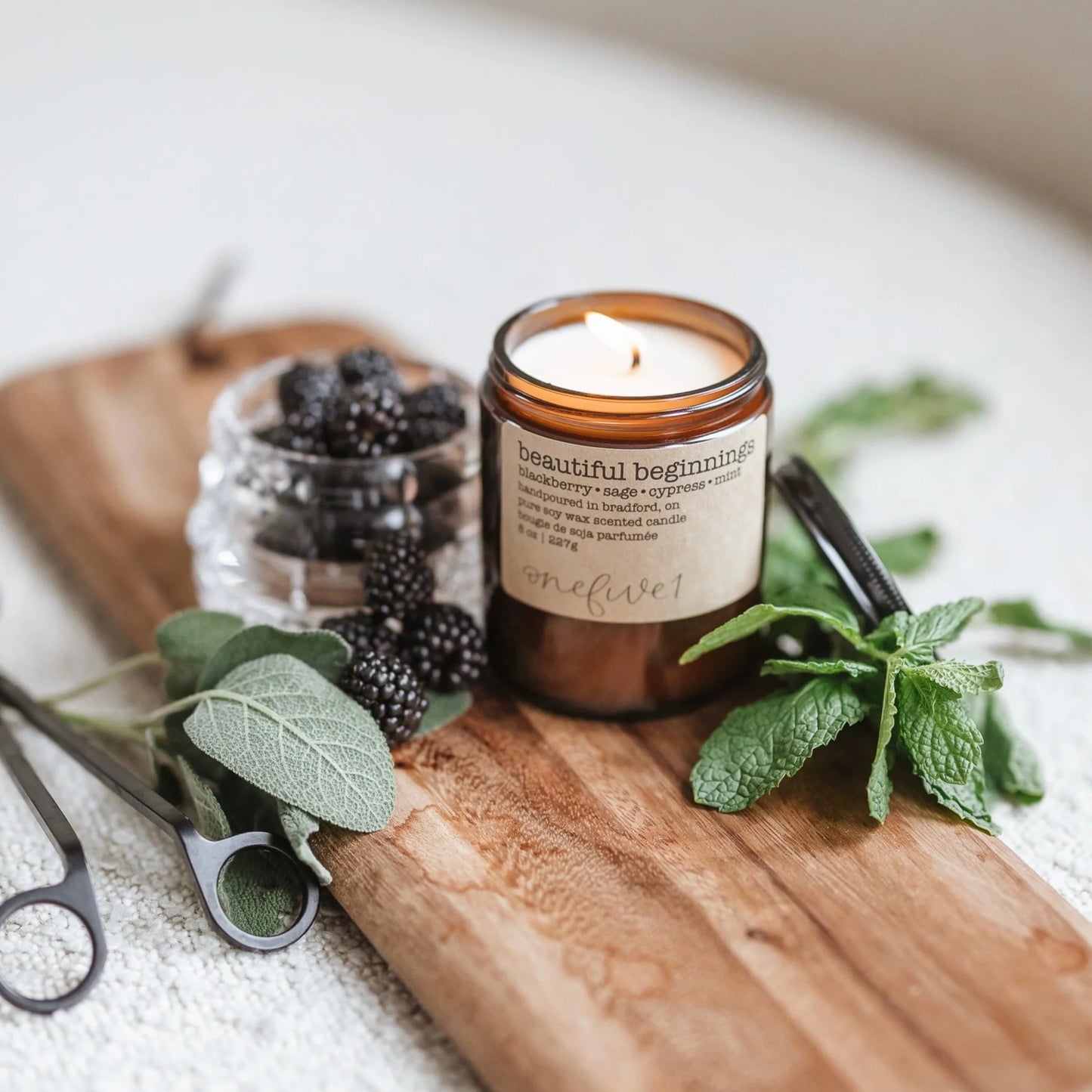 *Canadian Brand* | "Beautiful Beginnings" 8oz Soy Candle