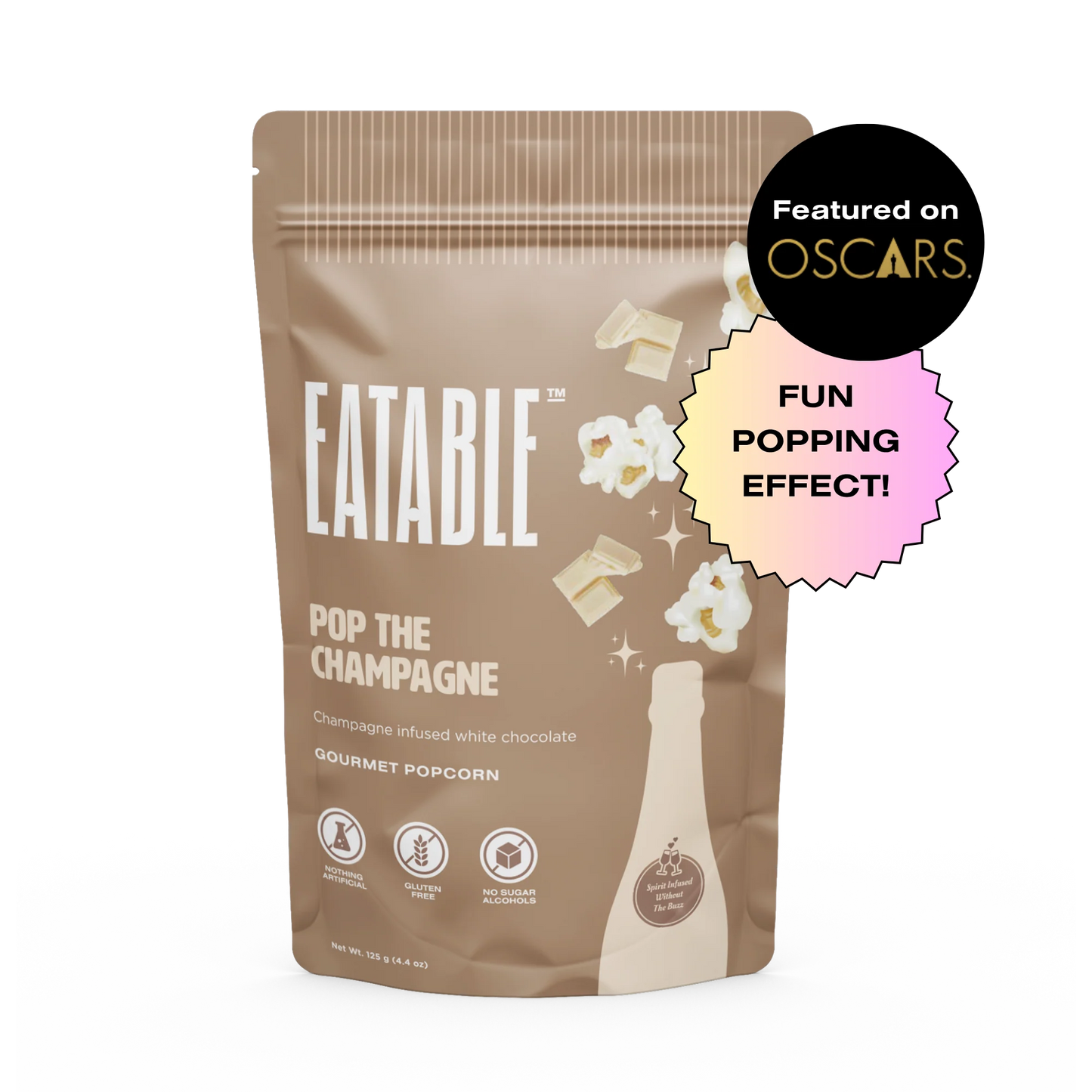 Eatable || "Pop the Champagne" Gourmet Popcorn 125g