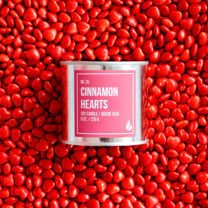*Canadian Brand* The Company Flare | Cinnamon Hearts 8oz Soy Candle (Large)