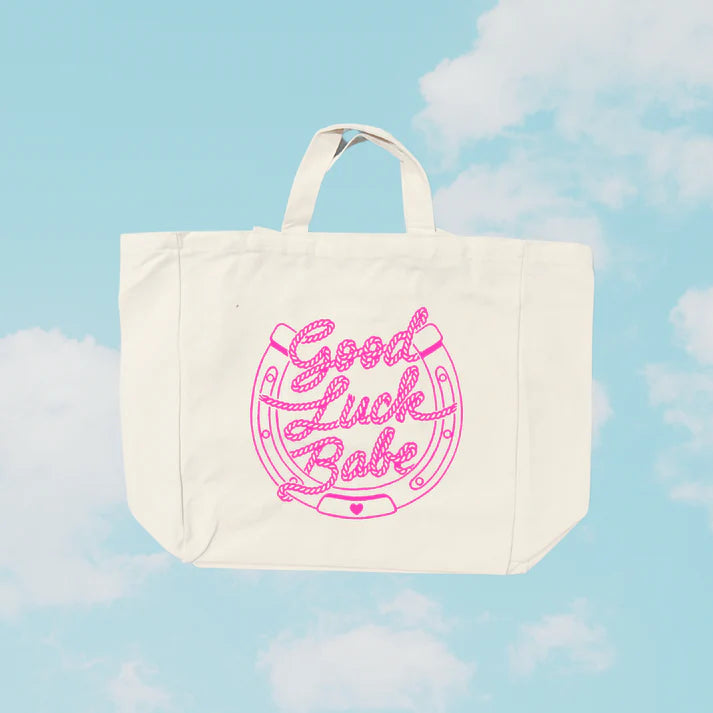 *Canadian Brand* | "Good Luck Babe" Chappell Roan Organic Canvas Tote