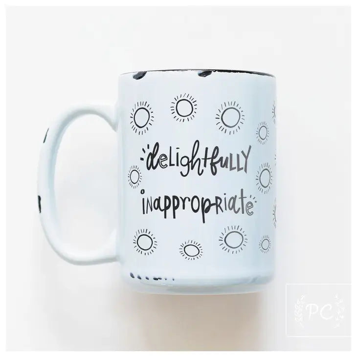 *Canadian Brand* | "Delightfully Inappropriate" 15oz Mug (Blue)
