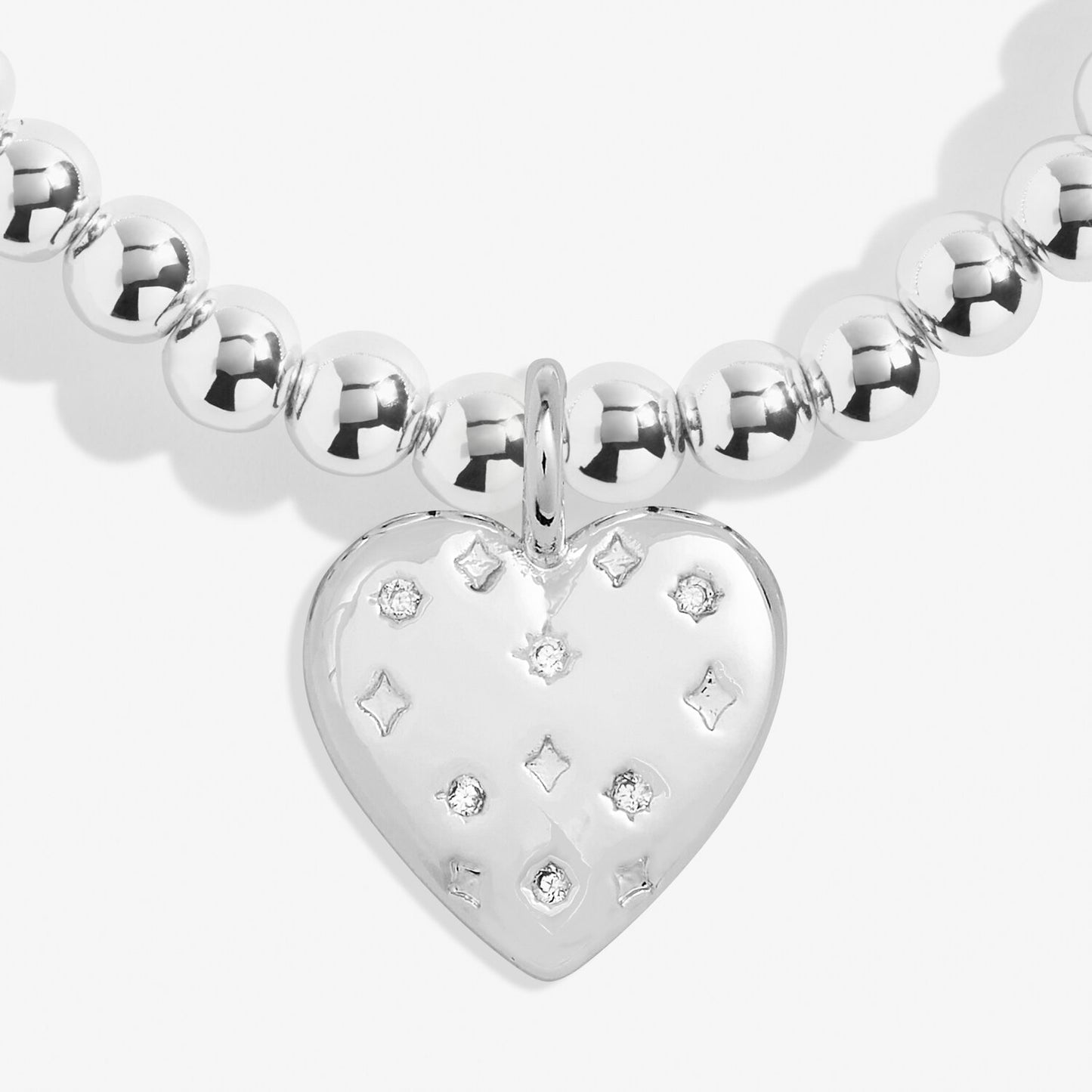 A Little "Happy Holidays" Silver Plated Bracelet