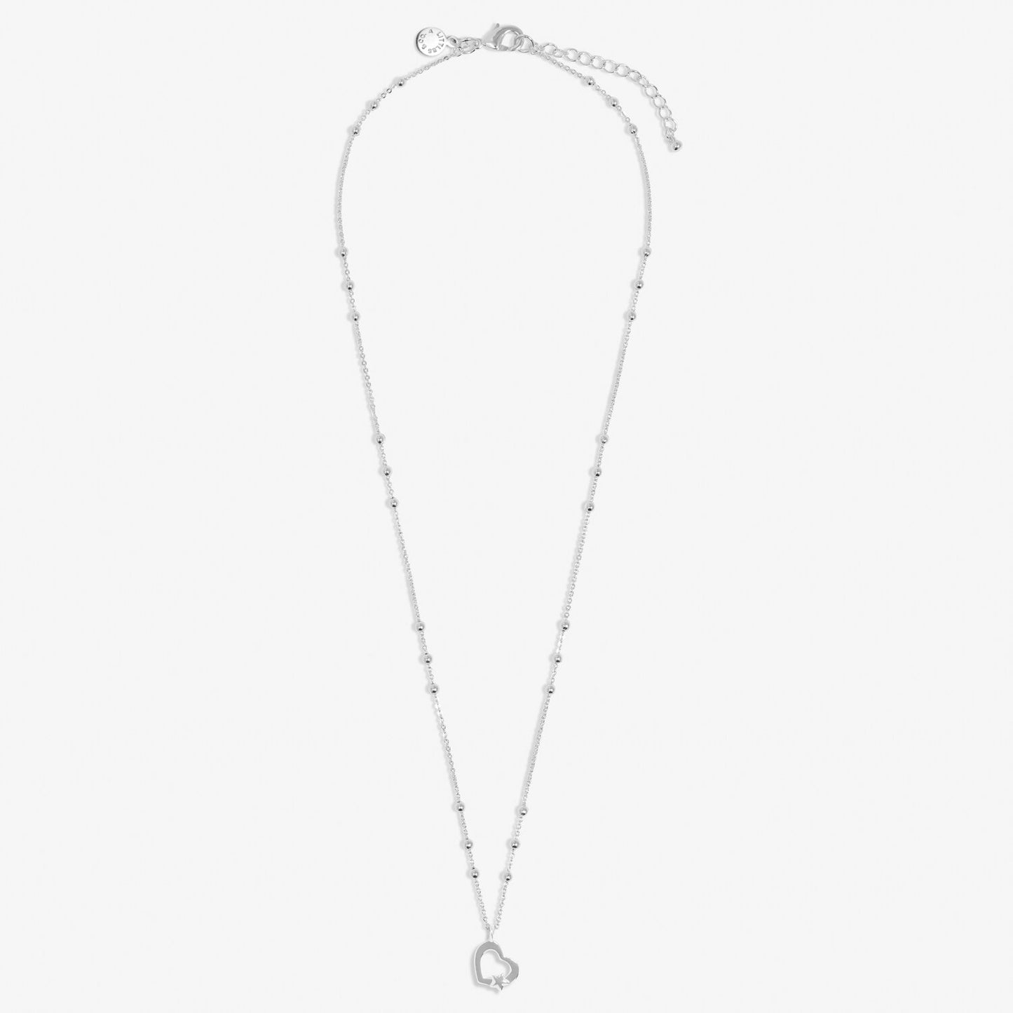 A Little "With Love" Silver Plated Necklace