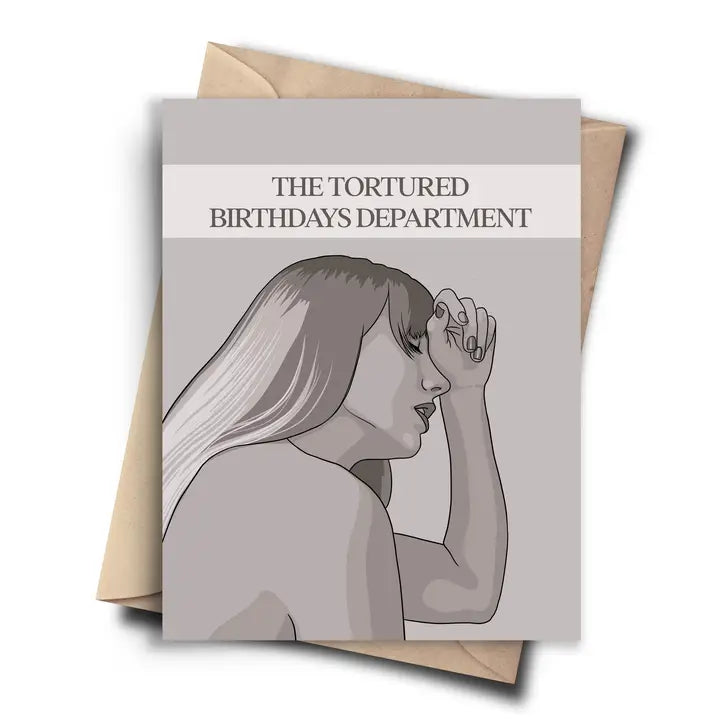 "The Tortured Birthdays Department" Taylor Swift Birthday Card