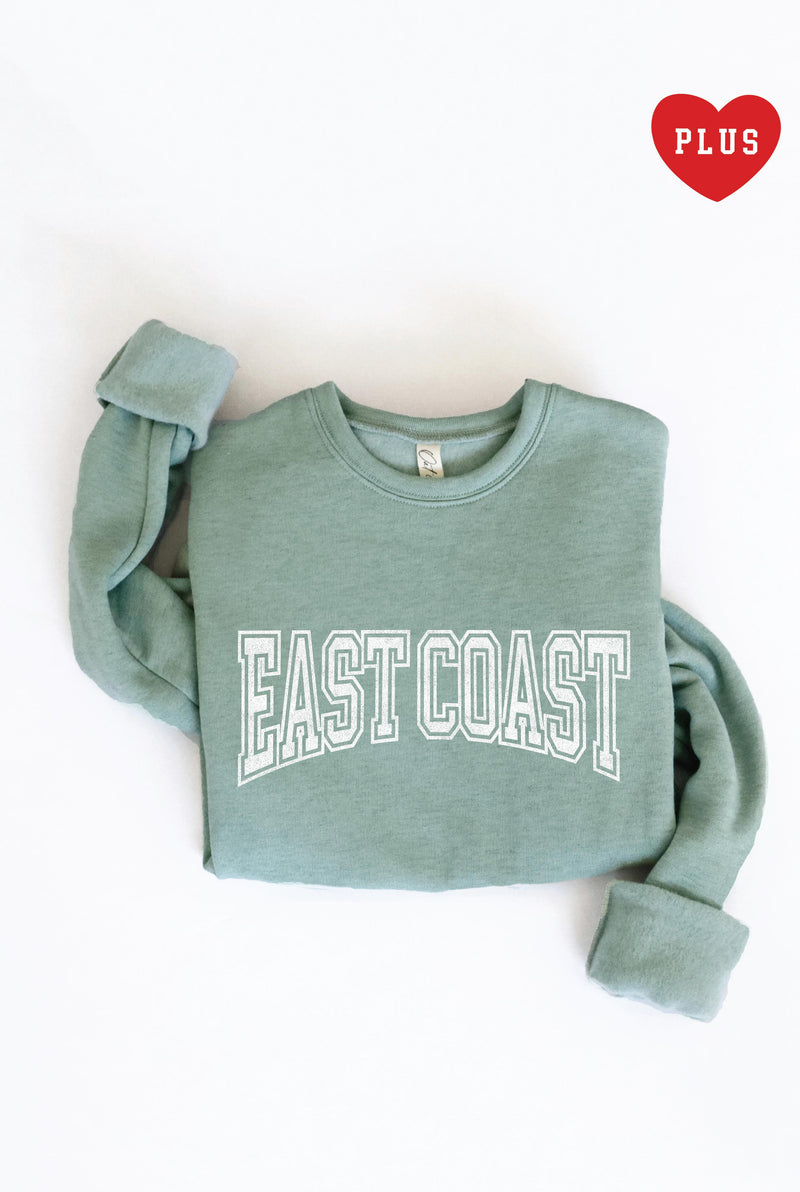 Unisex East Coast Sweatshirt (Collegiate) - Dark Heather Sage