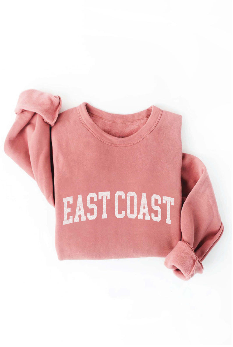 Unisex East Coast Sweatshirt (Block) - Mauve