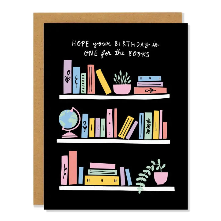 "Hope Your Birthday is one for the Books" Birthday Card