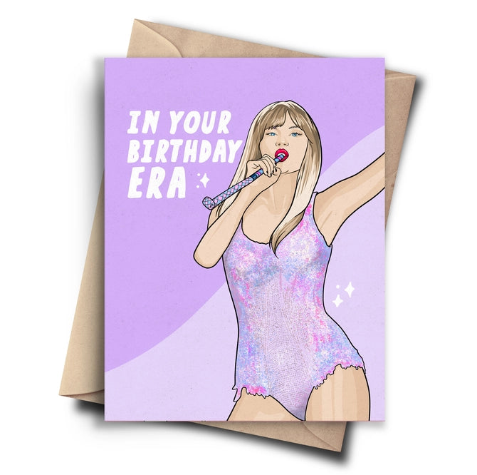 "In Your Birthday Era" Taylor Swift Birthday Card