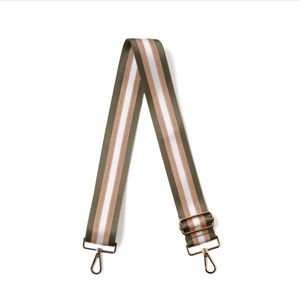 Embroidered Interchangeable Straps | 24 Karat (Olive)