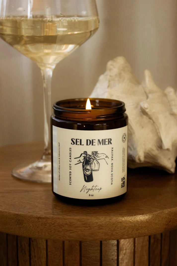 *Canadian Brand* | "Nightcap" 8oz Soy Candle