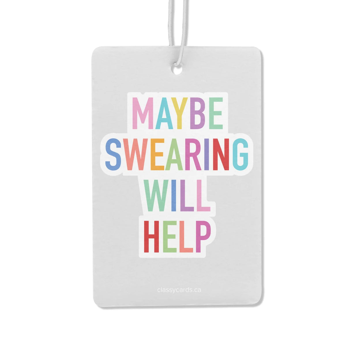 *Canadian Brand* | "Maybe Swearing Will Help" Air Freshener