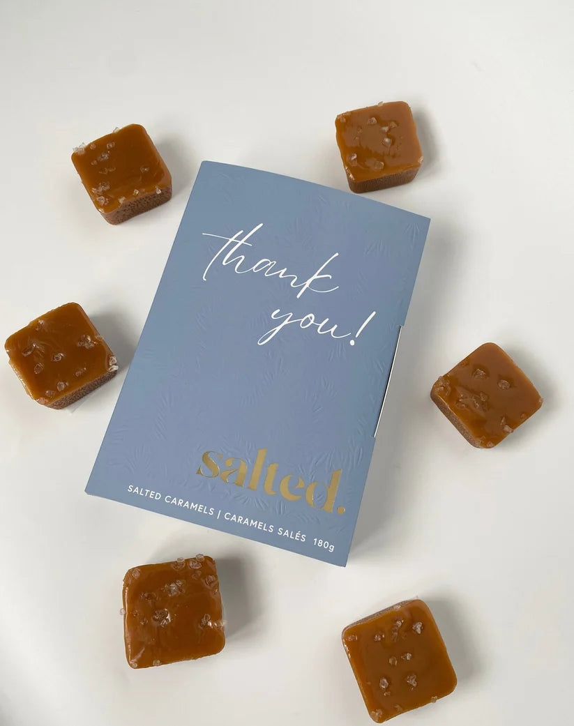 *Canadian Brand* | salted. | "Thank You!" 6 Piece Salted Caramels