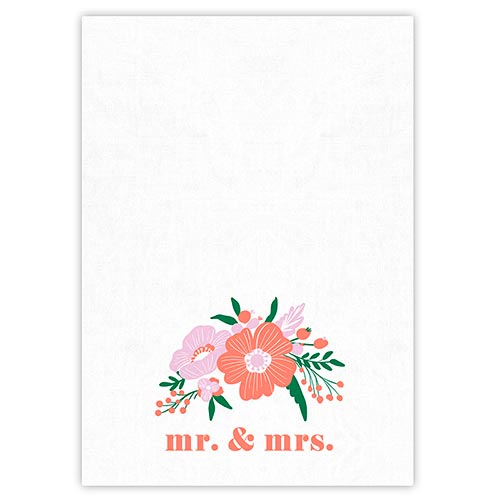 "Mr. & Mrs." Tea Towel