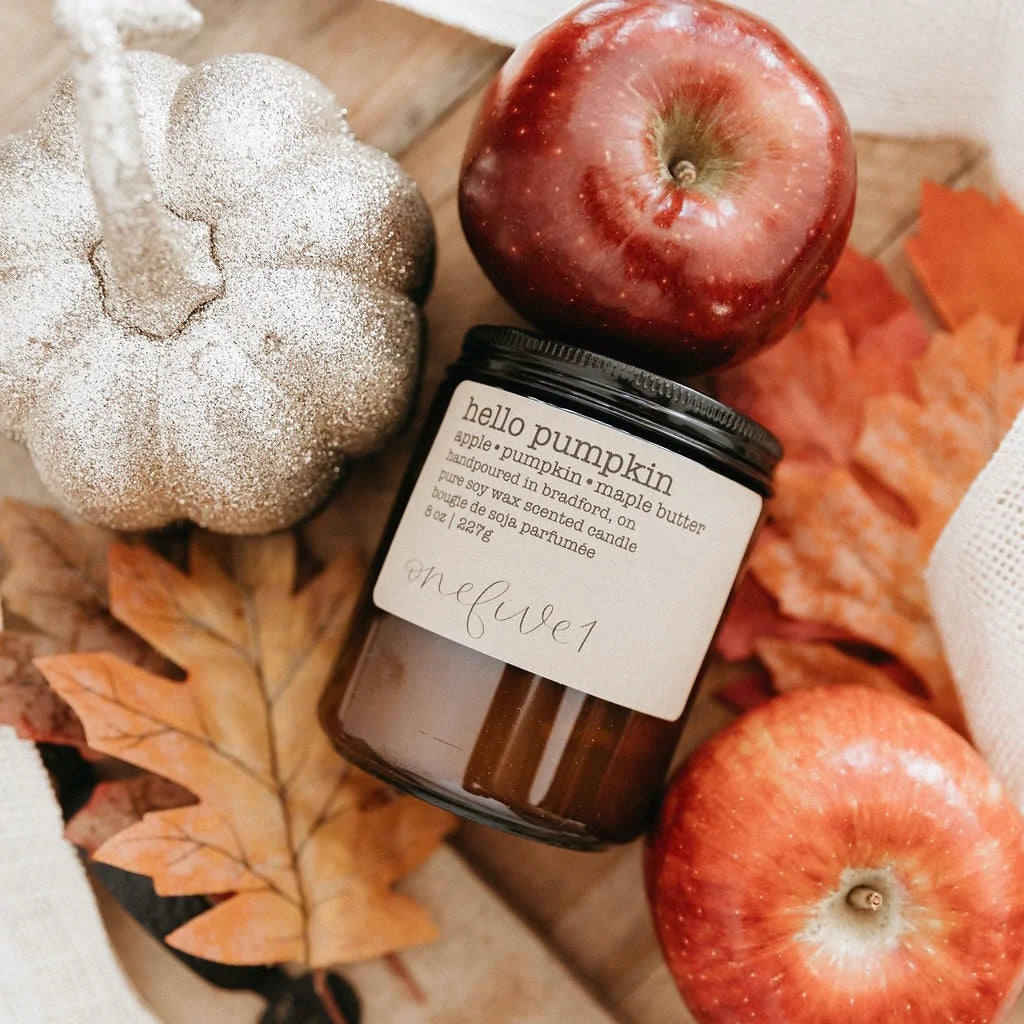 *Canadian Brand* "Hello Pumpkin" 8oz Soy Candle