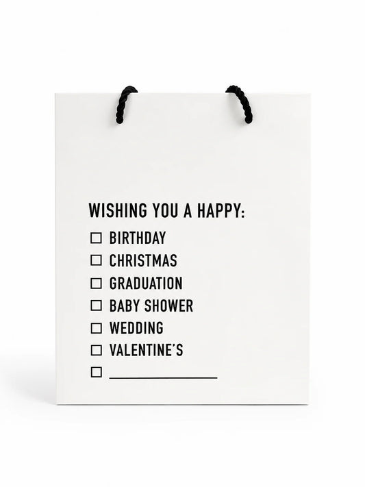 *Canadian Brand* | Wishing You a Happy: Gift Bag