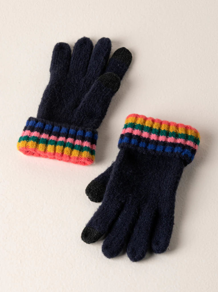 Ronen Touchscreen Gloves - Navy