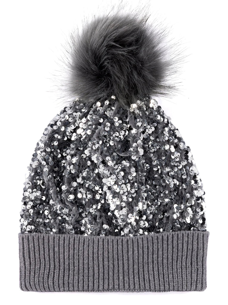 Fiesta Sequin Hat (Silver)