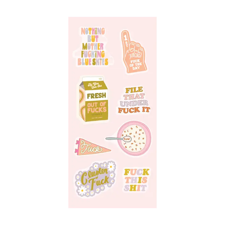 Sticker Booklet || The Sweary Everything Edition