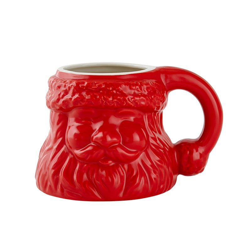 Santa Shaped Ceramic Mug (Red)
