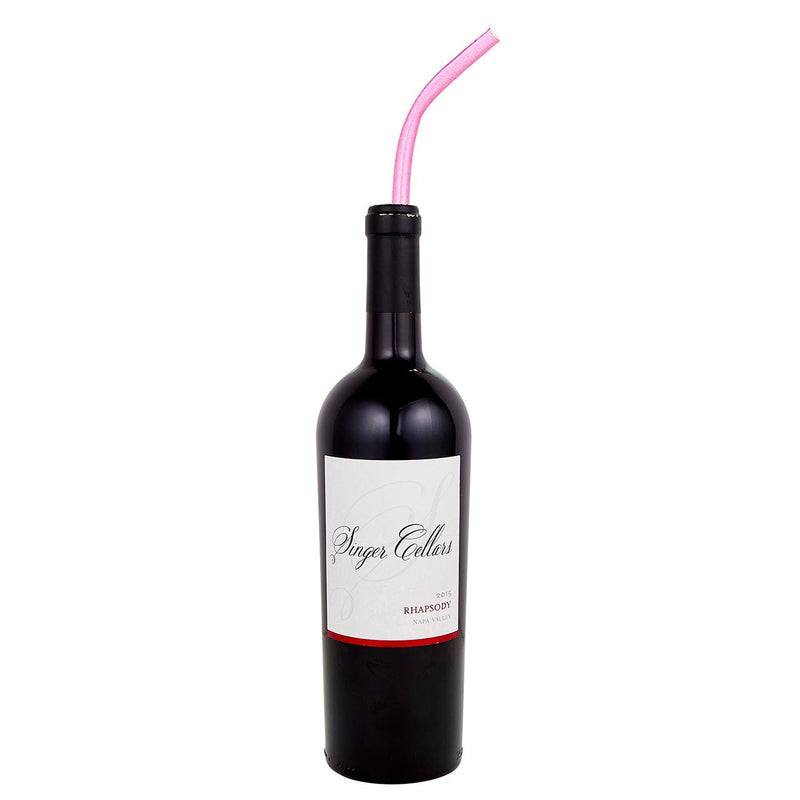 Wine Bottle Straws || Set of 4