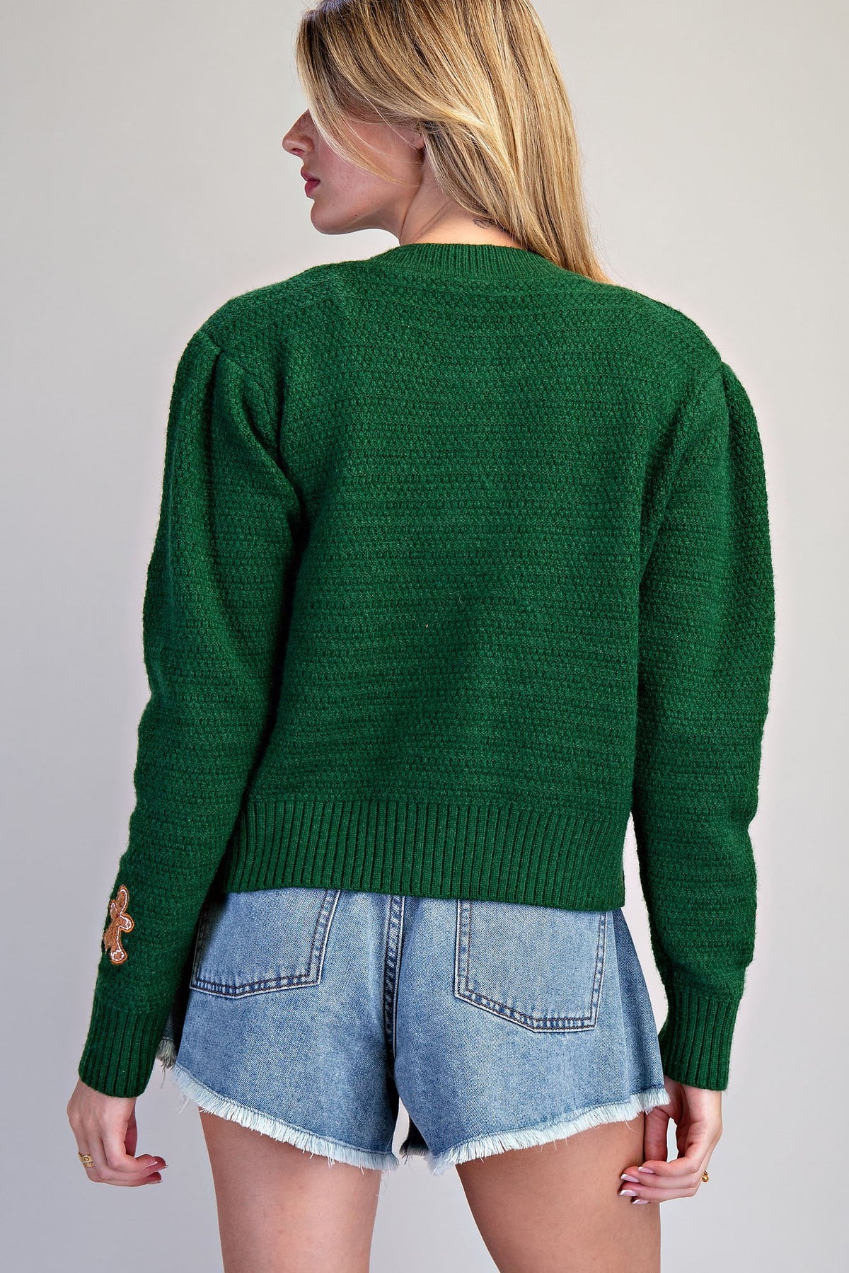 Gingerbread Cardigan Sweater