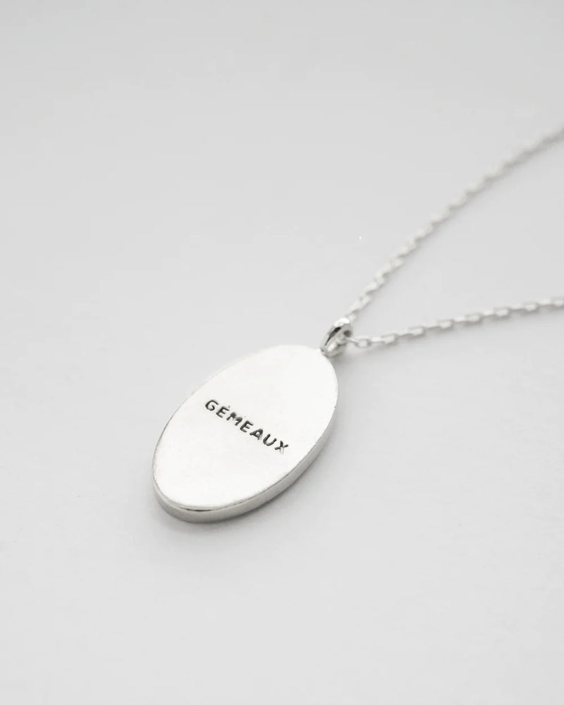 GEMINI | SILVER ZODIAC NECKLACE