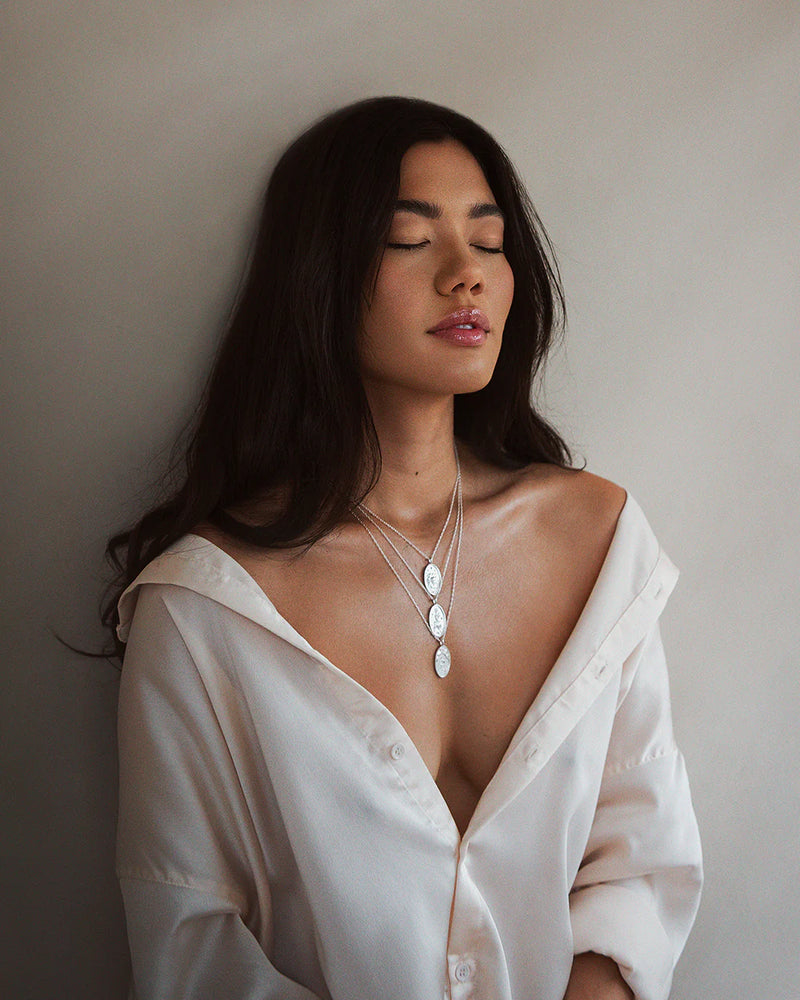 Virgo - Silver Zodiac Necklace
