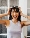 ARKO | SILVER SHORT LAYERED PEARL NECKLACE