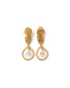 CALYPSO | GOLD SHORT CRYSTAL EARRINGS