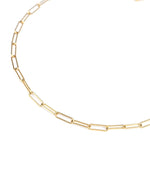 CLIPPY | GOLD PAPER CLIP CHAIN NECKLACE