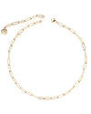 CLIPPY | GOLD PAPER CLIP CHAIN NECKLACE