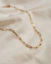 CLIPPY | GOLD PAPER CLIP CHAIN NECKLACE