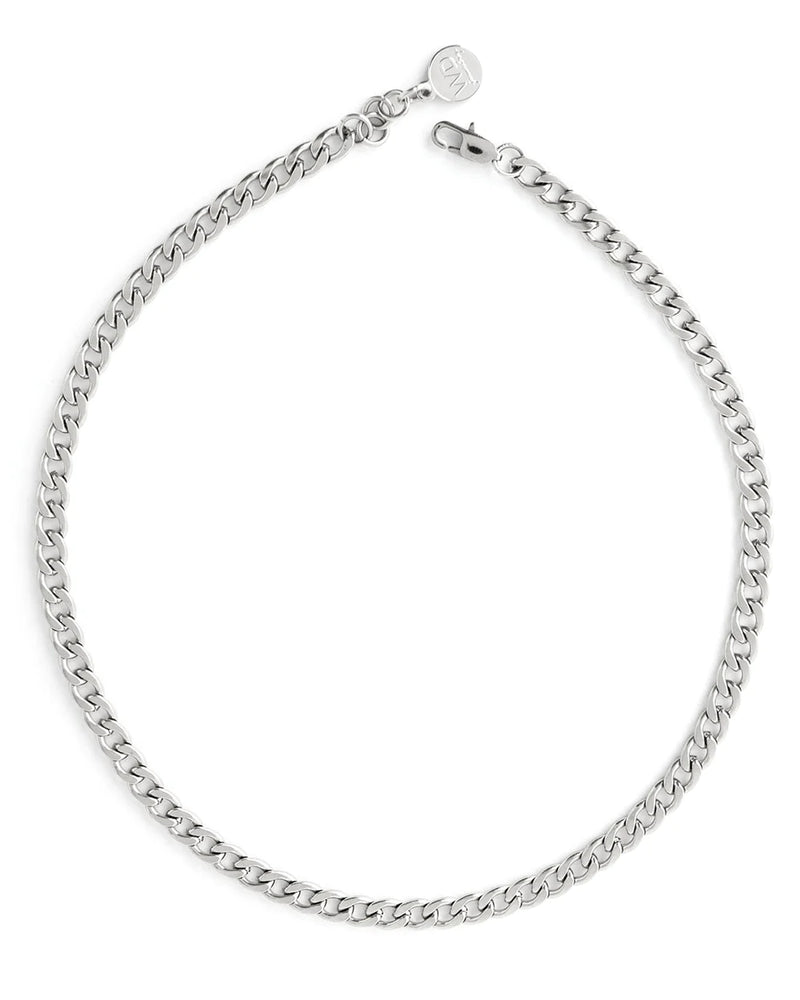 COBAIN | SILVER XL CUBAN CHAIN NECKLACE