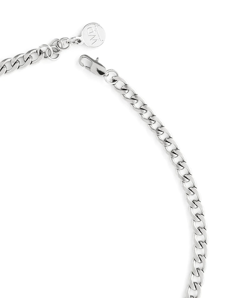 COBAIN | SILVER XL CUBAN CHAIN NECKLACE