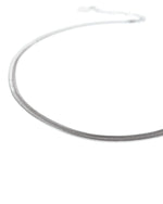 COBRA | SILVER LARGE HERRINBGONE CHAIN NECKLACE