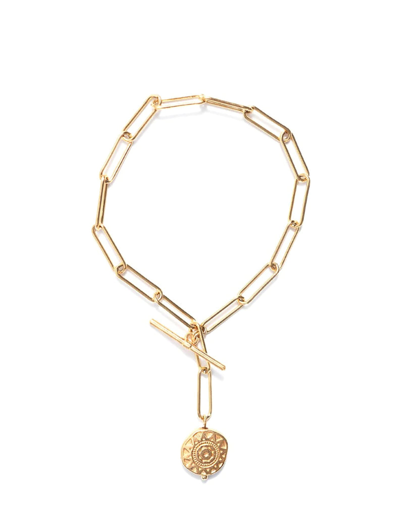 FLORENT | GOLD PAPERCLIP CHAIN BRACELET