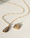 EMPOWER | GOLD SQUARE WOMAN PENDANT NECKLACE