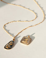 EMPOWER | GOLD SQUARE WOMAN PENDANT NECKLACE