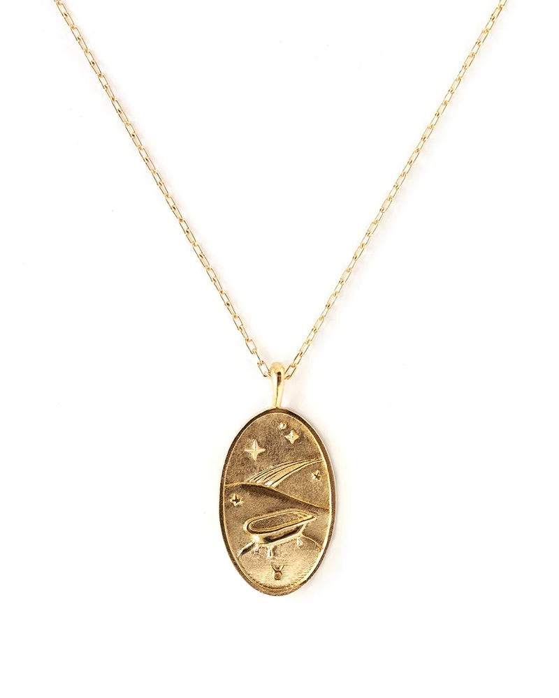 Taurus - Gold Zodiac Necklace