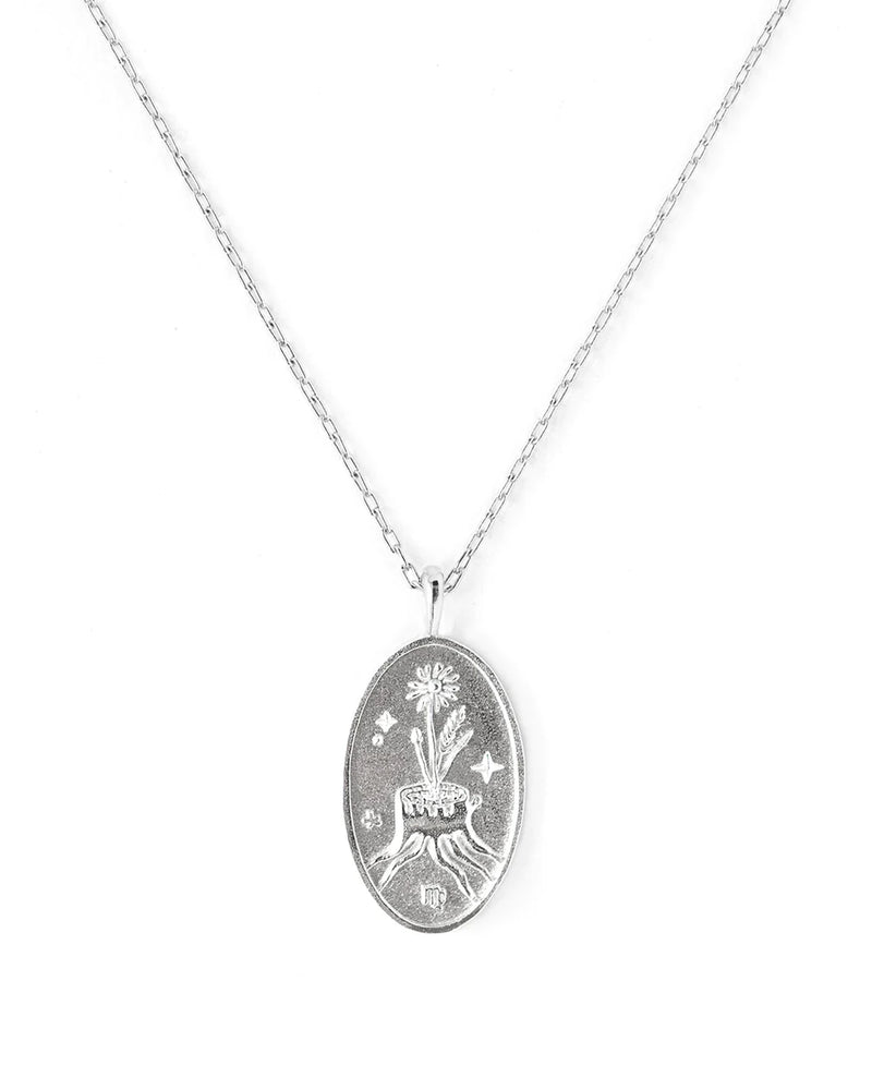 Virgo - Silver Zodiac Necklace